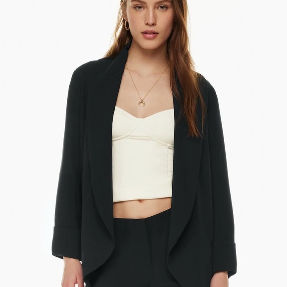 ARITZIA WILFRED Chevalier Jacket black, size 2 - Picture 3 of 6